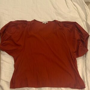 Madewell Rust Blouse
